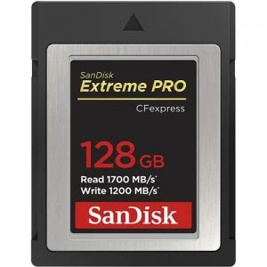 SanDisk Extreme Pro memory card 128GB CompactFlash