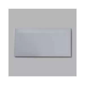 Grey Bevelled Wall Tile 10 x 20cm - Metro