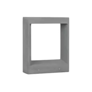 Bay Outdoor Pedestal Light Grey Cement Glass LED 8W 380Lm 3000K IP65 - Merano