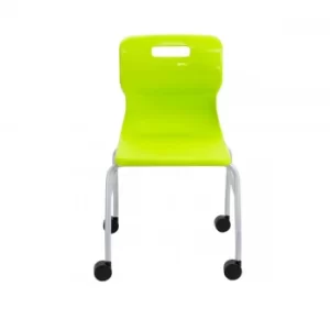 TC Office Titan Move 4 Leg Chair with Castors, Lime