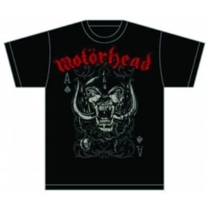 Motorhead Playing Card Mens T Shirt: X Large