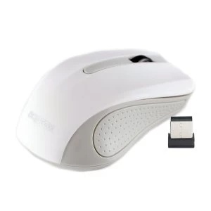 Approx Wireless Optical Mouse, 1200 DPI, Nano USB - White & Grey