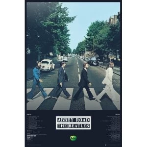 The Beatles Abbey Road Tracks Maxi Poster