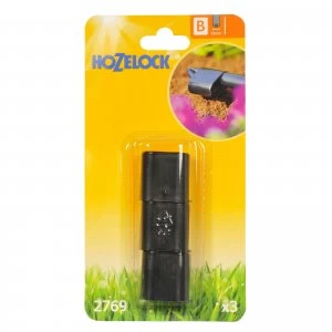 Hozelock CLASSIC MICRO End Plug 1/2" / 12.5mm Pack of 3