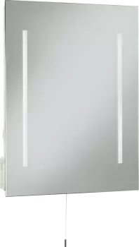 500 x 390mm LED Mirror with Dual Shaver Socket 230V IP44 10W