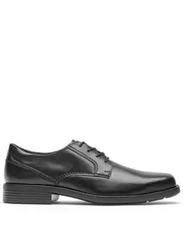 Rockport Greyson Plain Toe Shoe - Black, Size 7, Men