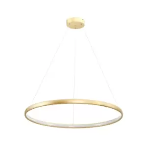 Carlo Integrated LED Pendant Ceiling Light, Gold, 4000K, 1560lm