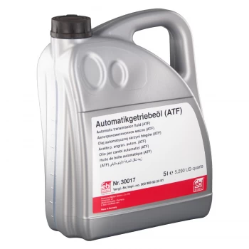 Automatic Transmission Hydraulic oil Fluid (Atf) 30017 - 5L by Febi Bilstein