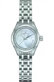 Ladies Hamilton Jazzmaster Ladies 26mm Diamond Bezel Watch