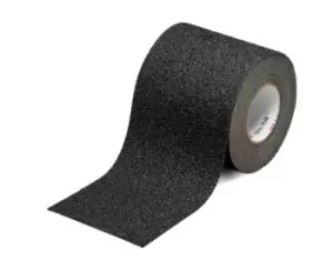 3M Black PVC 20m Anti-slip Hazard Tape, 1.48mm Thickness
