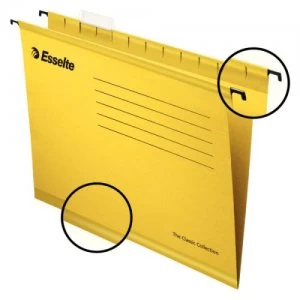 Esselte Classic Suspension File A4 Yellow PK25