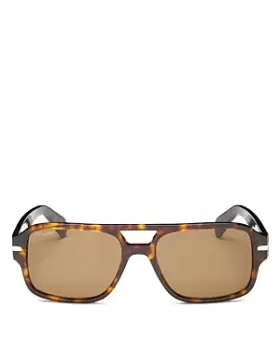 Salvatore Ferragamo Mens Brow Bar Square Sunglasses, 58mm