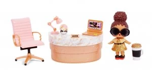 LOL Surprise furniture with Boss Queen Doll