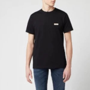 Nudie Jeans Mens Daniel Logo T-Shirt - Black