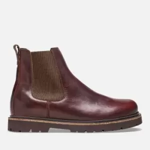 Birkenstock Mens Gripwalk Leather Chelsea Boots - Chocolate - UK 8