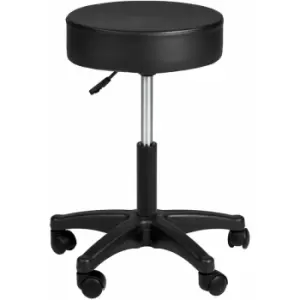 Desk stool - office chair, stool chair, adjustable stool - Black - black