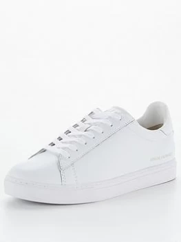 Armani Exchange Clean Leather Trainers White Size 9 Men