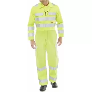 Click ARC Clothing HIVIS YELLOW COVERALL 44