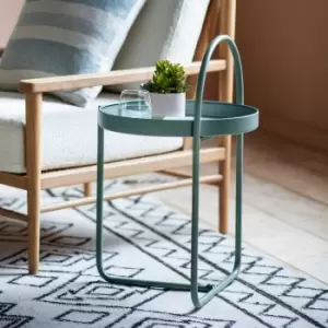 Elwood Side Table, Iron Teal (Green)
