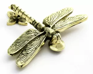 Cox & Cox Dragonfly Door Knocker - Solid Brass