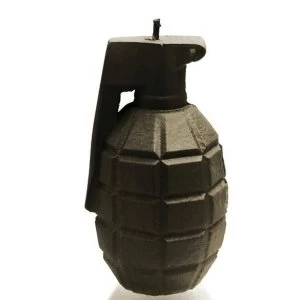 Black Large Grenade Candle