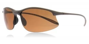 Serengeti Maestrale Sunglasses Sanded Dark Brown Sanded Dark Brown Polariserade 67mm
