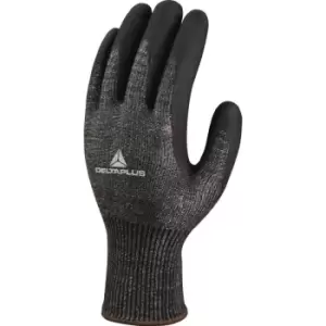 Delta Plus VECUT53 High Performance Nitrile Anti-Cut Safety Gloves Black - Size 10