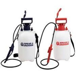 Spear and Jackson 2 Piece Pressure Sprayer Twin Pack Set 5l