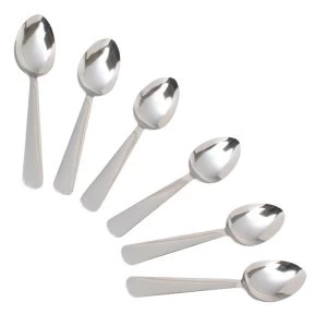 KitchenCraft Stainless Steel Teaspoons, 14cm (Set of 6)