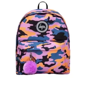 Hype Camo Backpack (One Size) (Orange/Blue/Purple)