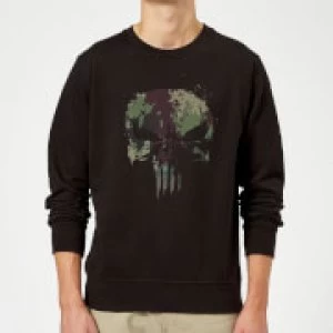 Marvel Camo Skull Sweatshirt - Black - XXL