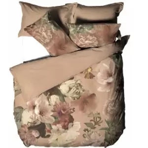 Linen House Flora Duvet Cover Set (Superking) (Multicoloured)
