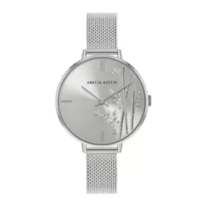 Bamboo Ladies Silver Stainless Steel Dial Watch