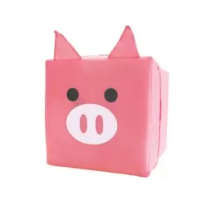 Jocca Childrens Pig Storage Box - Pink