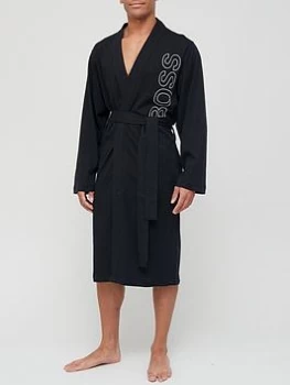 BOSS Bodywear Identity Dressing Gown - Black, Size S, Men