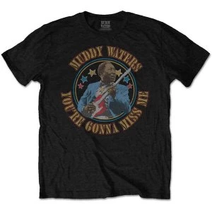 Muddy Waters - Gonna Miss Me Mens Large T-Shirt - Black