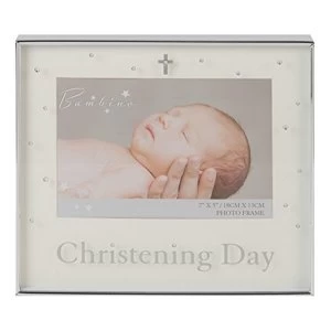 7" x 5" - Bambino Silver Plated Photo Frame - Christening