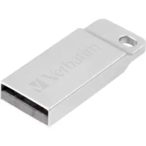 Verbatim Metall-Gehaeuse USB stick 64GB Silver 98750 USB 2.0