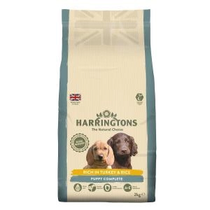 Harringtons Turkey and Rice Complete Dry Puppy Food 2kg - wilko