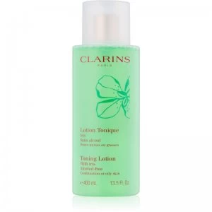 Clarins Cleansers Toning Lotion with Iris for Combination or Oily Skin 400ml