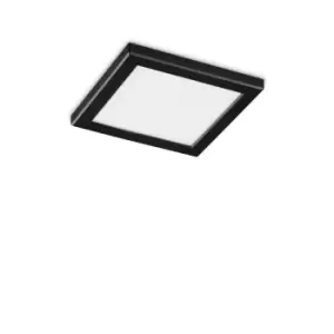 AURA Square LED Recessed Downlight Black, 3000K, Non-Dim