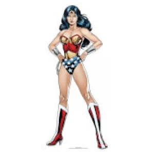 DC - Wonder Woman Mini Cardboard Cut Out