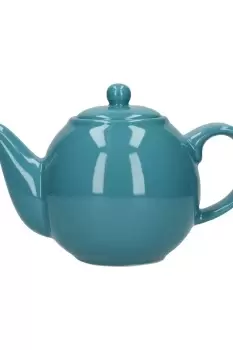 Globe Teapot, Aqua, Six Cup - 1.2 Litres, Boxed