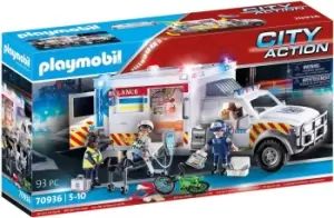 Playmobil 70936 Rescue Vehicles Ambulance With Lights And Sound