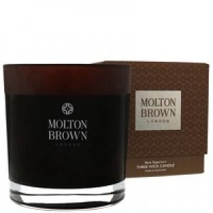 Molton Brown Black Peppercorn Three Wick Scented Candle 480g