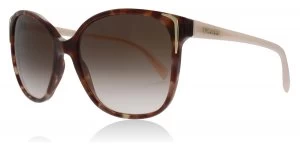 Prada PR01OS Sunglasses Spotted Brown / Pink UE00A6 55mm