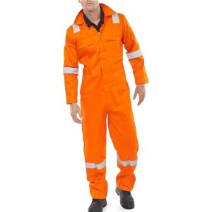 Click Fireretardant 50 Burgan Boiler suit Orange