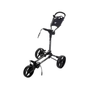 Fast Fold Slim Golf Trolley - Charcoal/Black