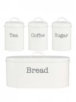 Typhoon Colonna Cream Set Of 4 Storage Canisters