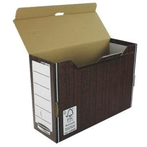 Bankers Box Woodgrain Premium Transfer Files Pack of 10 0005302